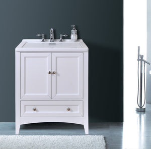 Stufurhome 30 inch White Laundry Utility Sink