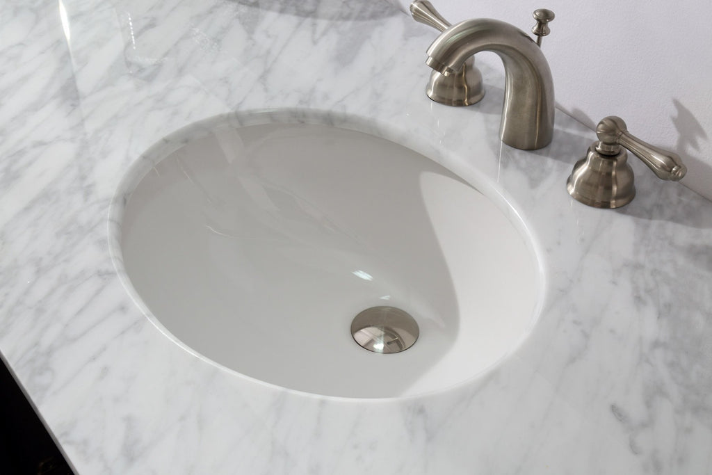 Stufurhome 72 inch Malibu Grey Double Sink Bathroom Vanity with Mirror GM-6412-72GY-CR-M71