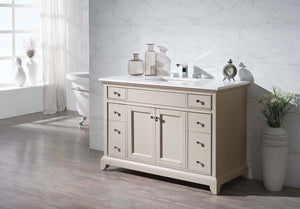 Stufurhome Erin 49 Inch Single Sink Bathroom Vanity HD-6004-49-QZ