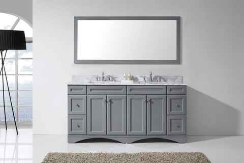 Image of Talisa 72" Double Bathroom Vanity ED-25072-WMSQ-ES