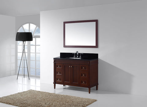 Image of Tiffany 48" Single Bathroom Vanity ES-40048-BGSQ-ES