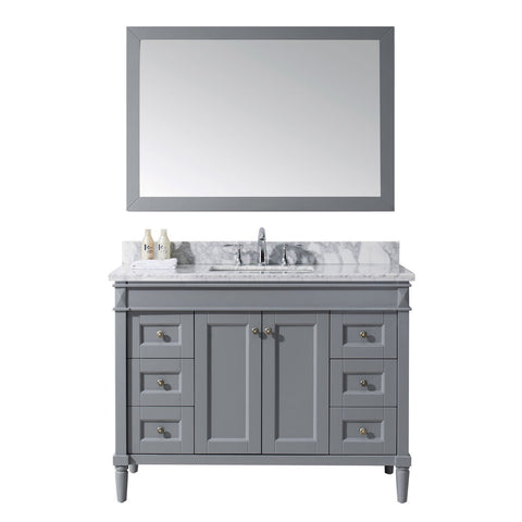Image of Tiffany 48" Single Bathroom Vanity ES-40048-WMSQ-GR