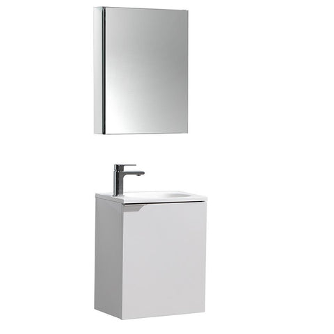 Image of Valencia 20" Wall Hung Vanity FVN8003WH-FFT1030BN