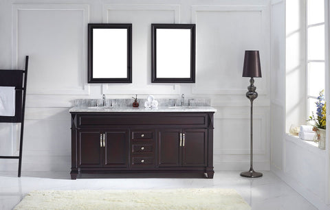 Image of Victoria 72" Double Bathroom Vanity MD-2672-WMRO-ES
