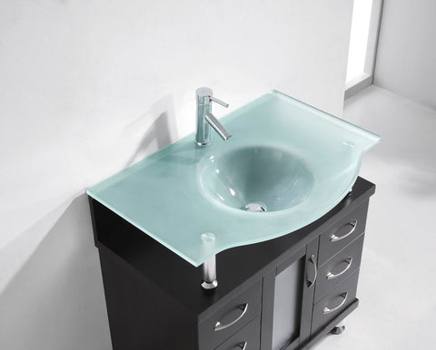 Image of Vincente 32" Single Bathroom Vanity MS-32-FG-ES