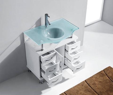 Image of Vincente 32" Single Bathroom Vanity MS-32-FG-ES