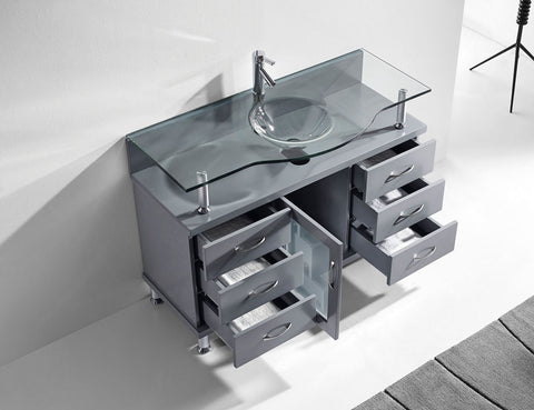 Image of Vincente 48" Single Bathroom Vanity MS-48-FG-ES