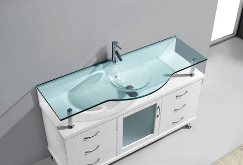 Image of Vincente 55" Single Bathroom Vanity MS-55-FG-ES