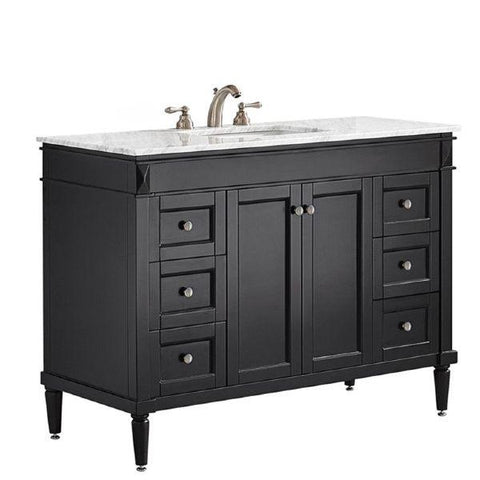 Image of Vinnova Catania 48" Contemporary Espresso Single Sink Vanity 715048-ES-CA-NM