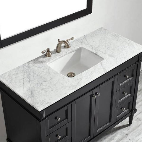 Image of Vinnova Catania 48" Contemporary Espresso Single Sink Vanity Set 715048-ES-CA 715048-ES-CA