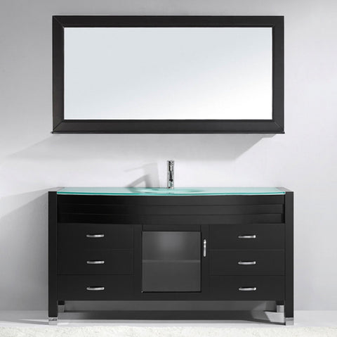 Image of Virtu USA Ava 61" Single Bathroom Vanity MS-5061-G-ES