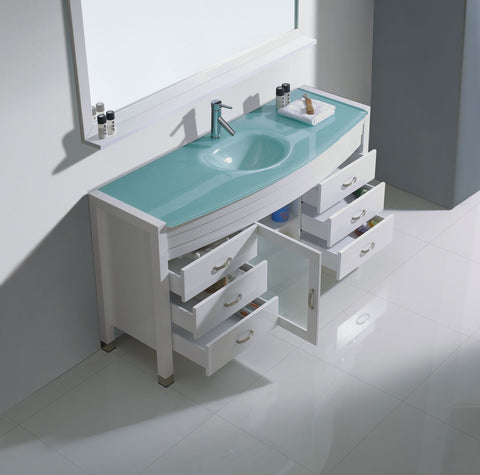 Image of Virtu USA Ava 61" Single Bathroom Vanity MS-5061-G-ES