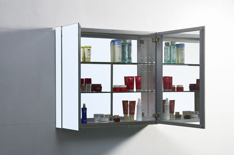 Image of Virtu USA Confiant Medicine Cabinet in Mirror JMC-67620