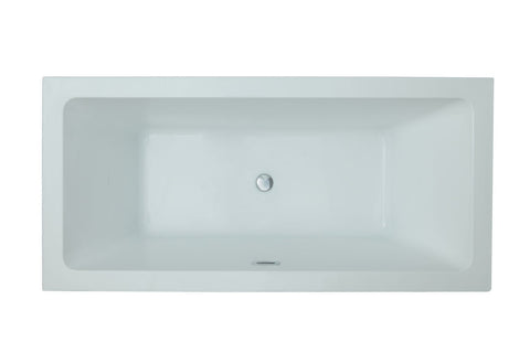 Image of Virtu USA Serenity 59" x 29.5" Freestanding Soaking Bathtub VTU-3159
