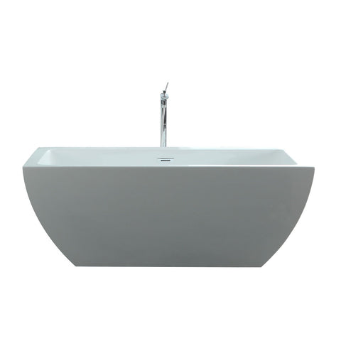 Virtu USA Serenity 59" x 29.5" Freestanding Soaking Bathtub VTU-3659