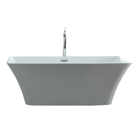 Image of Virtu USA Serenity 59" x 29.52" Freestanding Soaking Bathtub VTU-3059