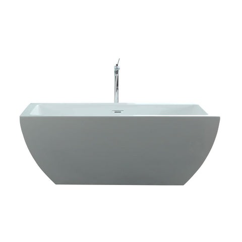 Image of Virtu USA Serenity 67" x 31.5" Freestanding Soaking Bathtub VTU-3667