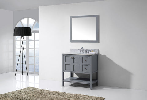 Image of Winterfell 36" Single Bathroom Vanity ES-30036-WMRO-ES