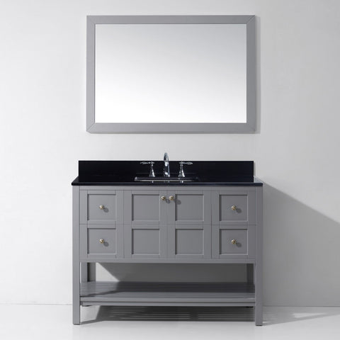 Image of Winterfell 48" Single Bathroom Vanity ES-30048-BGSQ-ES