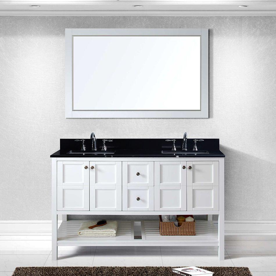 Winterfell 60" Double Bathroom Vanity ED-30060-BGSQ-ES