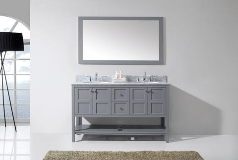 Image of Winterfell 60" Double Bathroom Vanity ED-30060-WMRO-ES
