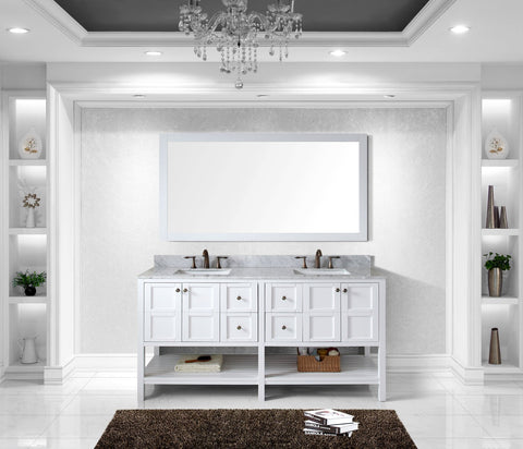 Image of Winterfell 72" Double Bathroom Vanity ED-30072-WMSQ-ES