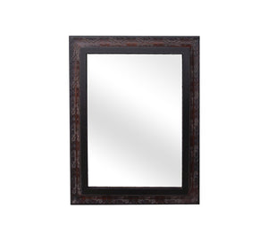 WOOD 20"X28" MIRROR OVERALL 35.4"X27.6 LF3513